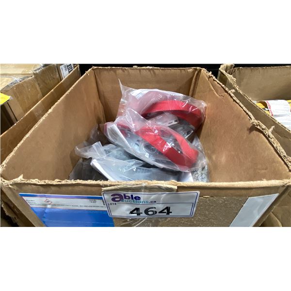 BOX OF ASSORTED 3M & MSA FALL PROTECTION LANYARDS