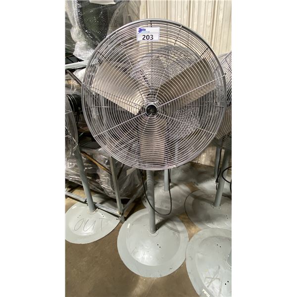 TPI INDUSTRIAL IHP30-H GREY 30" INDUSTRIAL ELECTRIC FREESTANDING WAREHOUSE FLOOR FANS