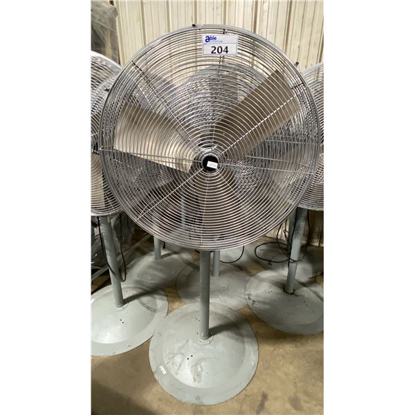 TPI INDUSTRIAL IHP30-H GREY 30" INDUSTRIAL ELECTRIC FREESTANDING WAREHOUSE FLOOR FANS