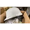 Image 2 : LARGE BOX OF ASSORTED INDUSTRIAL HARD HATS