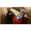 Image 3 : BADGER 10LBS CARBON DIOXIDE FIRE EXTINGUISHER & BOX OF SHUTGUN MARK 2 SPRINKLER SHUT-OFF GUNS