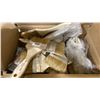 Image 3 : BOX OF STREAMLIGHT HELMET MOUNTED LIGHTS, BAG OF YELLOW CROWD CONTROL CHAIN, BOX OF PAINT BRUSHES,