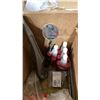 Image 7 : BOX OF STARRETT MEASURING TAPES, CHIPPING HAMMER, MARKING CRAYONS, & LUBRICANTS