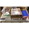 Image 1 : 3 BOXES OF RED HAT TUMBLERS, BOX OF 24 MASTER LOCK PADLOCKS, & 10 AMERICAN LOCK PADLOCKS