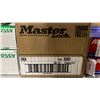 Image 2 : 3 BOXES OF RED HAT TUMBLERS, BOX OF 24 MASTER LOCK PADLOCKS, & 10 AMERICAN LOCK PADLOCKS