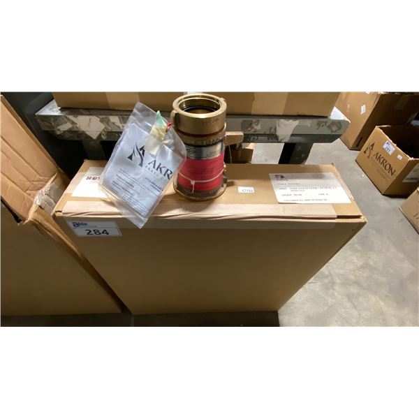 2 BULLDOG HEAVY DUTY INDUSTRIAL WATER HOSE & AKRON INDUSTRIAL HOSE HEAD