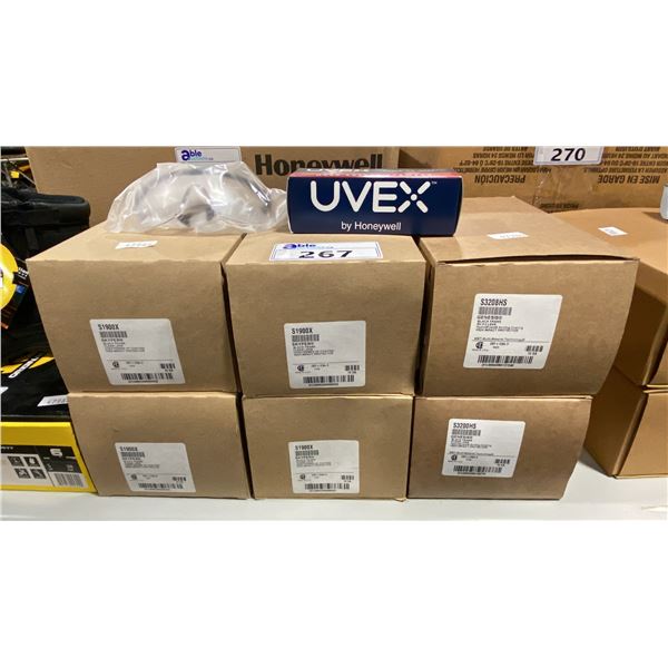 6 CASES OF UVEX SKYPER/GENESIS SAFETY GLASSES