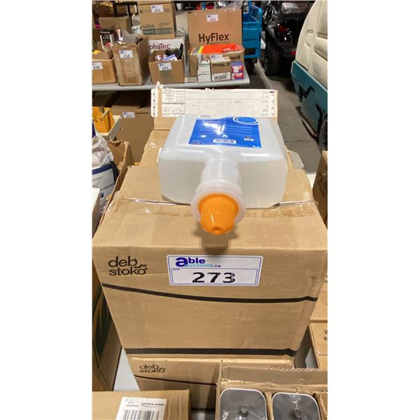 6 CASES OF DEB STOKO REFRESH CLEAR FOAM HANDWASH 1.2L BOTTLES
