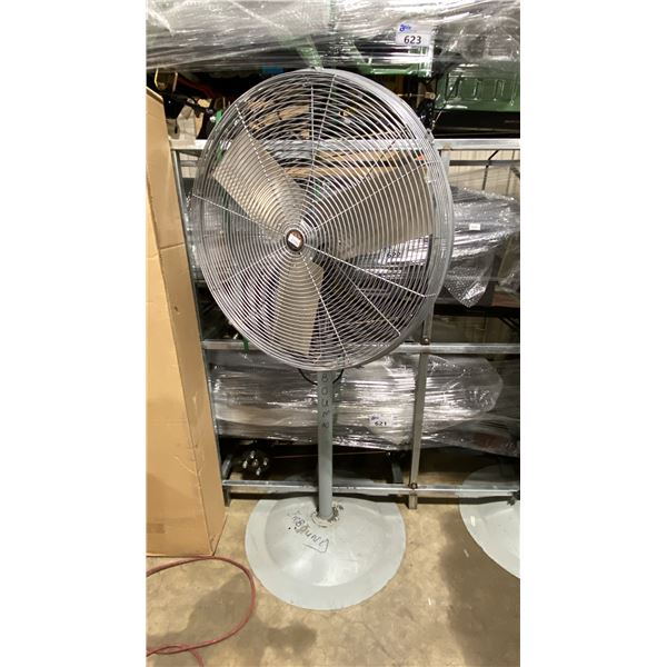 TPI INDUSTRIAL ACH30-O GREY 30" INDUSTRIAL ELECTRIC FREESTANDING WAREHOUSE FLOOR FANS