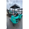 Image 2 : AGT INDUSTRIAL H15R TEAL GAS POWERED 13.5HP RUBBER TRACK MINI EXCAVATOR WITH ATTACHED DIGGING
