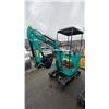 Image 1 : AGT INDUSTRIAL H15R TEAL GAS POWERED 13.5HP RUBBER TRACK MINI EXCAVATOR WITH ATTACHED DIGGING