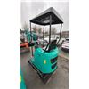 Image 2 : AGT INDUSTRIAL H15R TEAL GAS POWERED 13.5HP RUBBER TRACK MINI EXCAVATOR WITH ATTACHED DIGGING