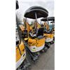 Image 2 : SDLANCH SDLE20 YELLOW DIESEL POWERED RUBBER TRACK MINI EXCAVATOR WITH ATTACHED DIGGING BUCKET,