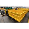 Image 2 : SDLANCH SDLD25 YELLOW RIDE ON GAS POWERED MINI CRAWLER DUMPER, 3 SPEED WITH 9" TRACKS &
