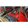 Image 4 : AGT INDUSTRIAL YSRT14 RED GAS POWERED RUBBER TRACK RIDE ON HYDRAULIC MINI SKID STEER/LOADER WITH