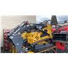 Image 1 : SDLANCH SDLL60 YELLOW GAS POWERED MINI STAND ON SKID STEER WITH 7" RUBBER TRACKS & TOOLBOX