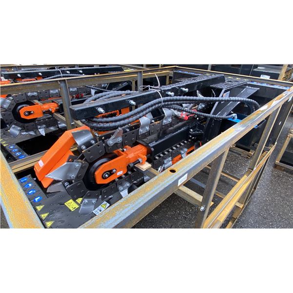 MOWER KING ECSSCT72 HEAVY DUTY HYDRAULIC SKID STEER TRENCHER ATTACHMENT