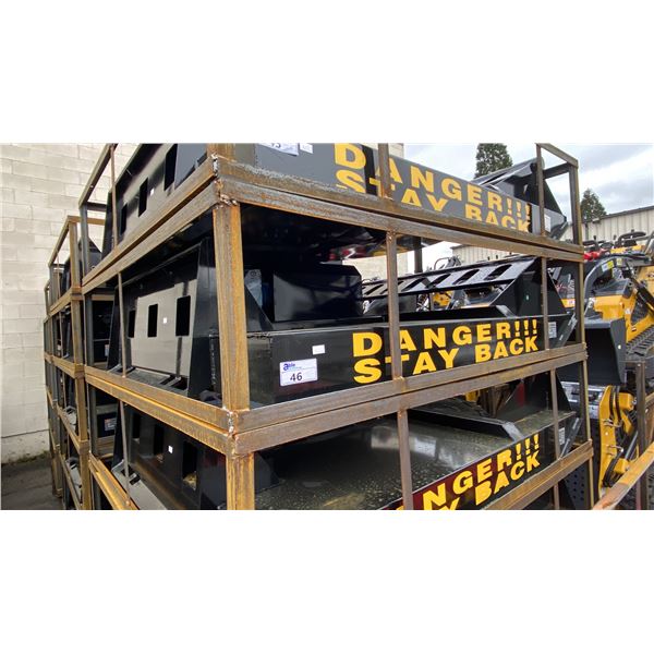 MOWER KING SSRC 72" HYDRAULIC SKID STEER BRUSH MOWER ATTACHMENT