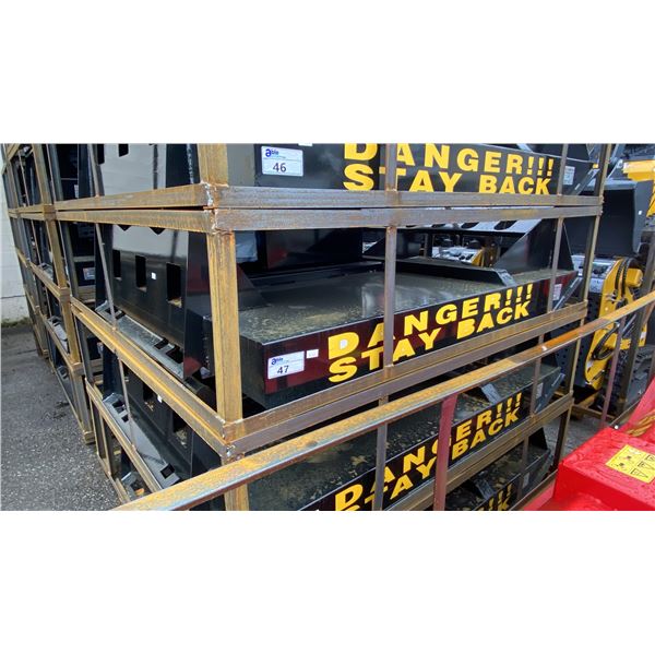 MOWER KING SSRC 72" HYDRAULIC SKID STEER BRUSH MOWER ATTACHMENT