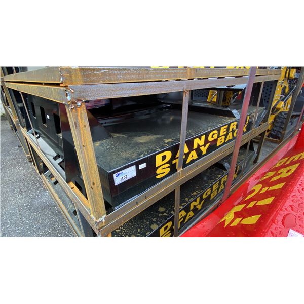 MOWER KING SSRC 72" HYDRAULIC SKID STEER BRUSH MOWER ATTACHMENT