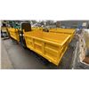 Image 2 : SDLANCH SDLD25 YELLOW RIDE ON GAS POWERED MINI CRAWLER DUMPER, 3 SPEED WITH 9" TRACKS &