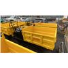 Image 2 : SDLANCH SDLD25 YELLOW RIDE ON GAS POWERED MINI CRAWLER DUMPER, 3 SPEED WITH 9" TRACKS &