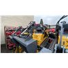 Image 4 : SDLANCH SDLL60 YELLOW GAS POWERED MINI STAND ON SKID STEER WITH 7" RUBBER TRACKS & TOOLBOX