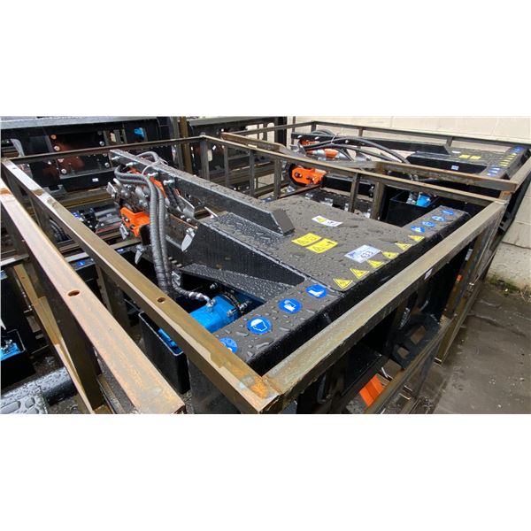 MOWER KING ECSSCT72 HEAVY DUTY HYDRAULIC SKID STEER TRENCHER ATTACHMENT