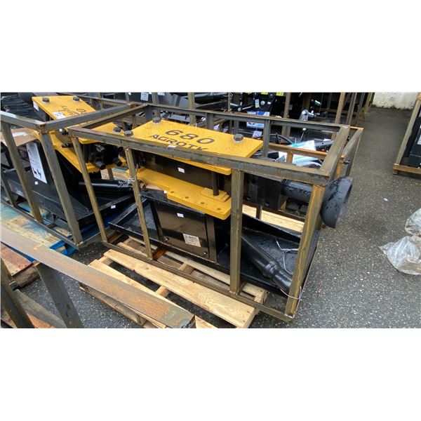 AGROTK 680 PD680-PZ HYDRAULIC SKID STEER INDUSTRIAL DROP HAMMER ATTACHMENT