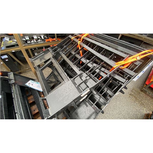 MOWER KING SA-100 HEAVY DUTY 48" PALLET FORK SKID STEER ATTACHMENT