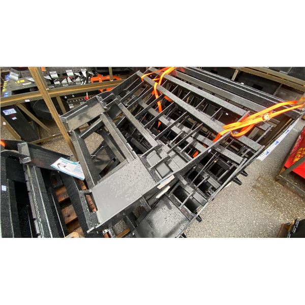 MOWER KING SA-100 HEAVY DUTY 48" PALLET FORK SKID STEER ATTACHMENT