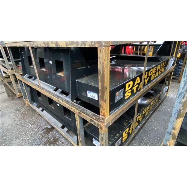 MOWER KING SSRC 72" HYDRAULIC SKID STEER BRUSH MOWER ATTACHMENT