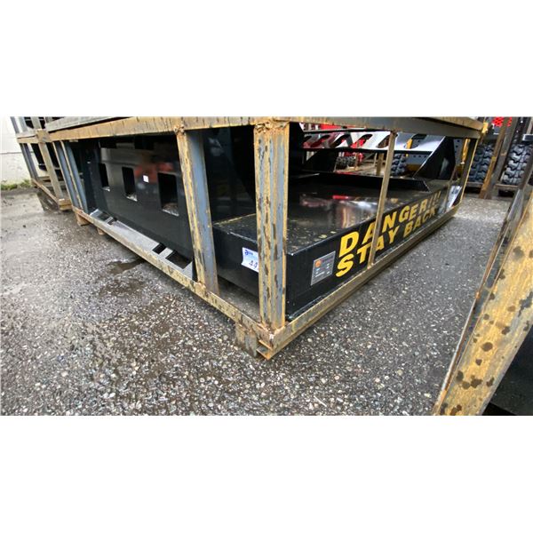 MOWER KING SSRC 72" HYDRAULIC SKID STEER BRUSH MOWER ATTACHMENT