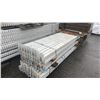 Image 2 : GREY INDUSTRIAL METAL PALLET RACKING 6 UPRIGHTS (12'L X 42"W) 20 CROSSBARS (8'L) & PALLET OF MESH