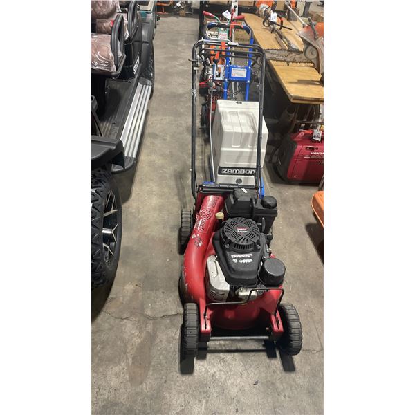 EXMARK COMMERCIAL 21 RED GAS POWERED COMMERCIAL WALK BEHIND LAWN MOWER