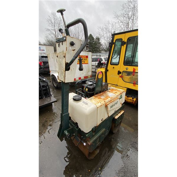 SAKAI HS67ST INDUSTRIAL WALK BEHIND DOUBLE DRUM ROLLER