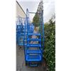 Image 4 : CANWAY 5H BLUE METAL 5' INDUSTRIAL MOBILE WAREHOUSE STAIRS