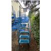 Image 4 : KLETON B24O5H BLUE METAL 5' INDUSTRIAL MOBILE WAREHOUSE STAIRS