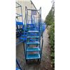 Image 4 : KLETON B24O5H BLUE METAL 5' INDUSTRIAL MOBILE WAREHOUSE STAIRS
