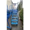 Image 4 : KLETON B24O5H BLUE METAL 5' INDUSTRIAL MOBILE WAREHOUSE STAIRS