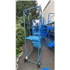 Image 3 : KLETON B24O5H BLUE METAL 5' INDUSTRIAL MOBILE WAREHOUSE STAIRS
