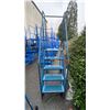 Image 4 : KLETON B24O5H BLUE METAL 5' INDUSTRIAL MOBILE WAREHOUSE STAIRS
