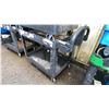 Image 2 : BLACK PLASTIC 2 TIER 42"L X 25"D X 33"H COMMERCIAL MOBILE PRODUCT CART
