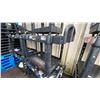 Image 2 : BLACK PLASTIC 2 TIER 42"L X 25"D X 33"H COMMERCIAL MOBILE PRODUCT CART