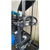 Image 3 : BLACK PLASTIC 2 TIER 42"L X 25"D X 33"H COMMERCIAL MOBILE PRODUCT CART