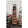 Image 3 : 3 WOOD LADDERS 6', 7' & 8'