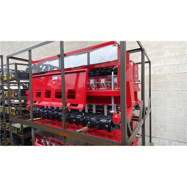 AGT INDUSTRIAL STSD10 SKID STEER SEEDER ATTACHMENT 344KG LOAD CAPACITY 2000MM WIDTH