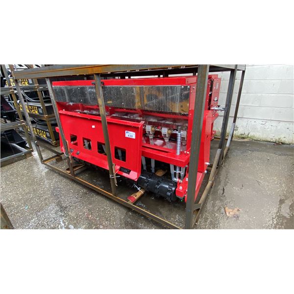 AGT INDUSTRIAL STSD10 SKID STEER SEEDER ATTACHMENT 344KG LOAD CAPACITY 2000MM WIDTH