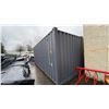 Image 2 : 20FT DARK GREY SHIPPING CONTAINER WITH FRONT DOUBLE CAM LOCK DOOR 8'6" X 8' X 20' XHCU2752229