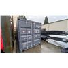 Image 3 : 20FT DARK GREY SHIPPING CONTAINER WITH FRONT DOUBLE CAM LOCK DOOR 8'6" X 8' X 20' XHCU2752229